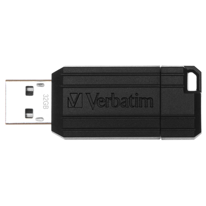 Artikelbild für verbatim USB-Stick PinStripe schwarz 32 GB, 1 St., Artikelnummer 424655