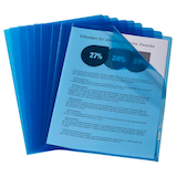 Artikelbild 1 für LEITZ Sichthüllen 4000 DIN A4 blau genarbt 0,13 mm, 100 St., Artikelnummer 944496