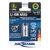 Artikelbild 1 für ANSMANN Akku CR123A Li-Ion 16340 850 mAh, 1 St., Artikelnummer 776007