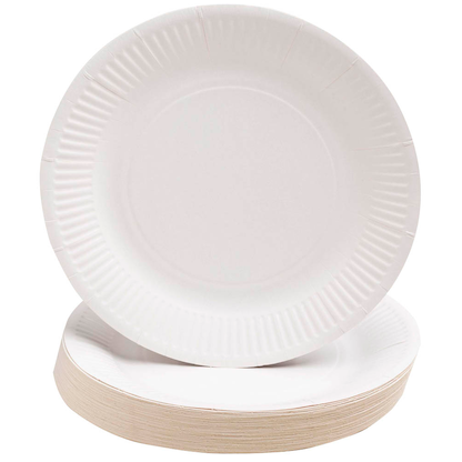 Artikelbild 2 für PROnappe Pappteller weiß 23,0 x 23,0 cm, 50 St., Artikelnummer 344998