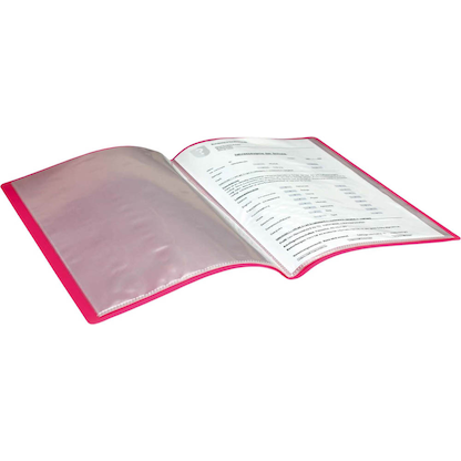 Artikelbild 2 für ROTH Zeugnismappe DIN A4, 20 Hüllen magenta, 1 St., Artikelnummer 392971