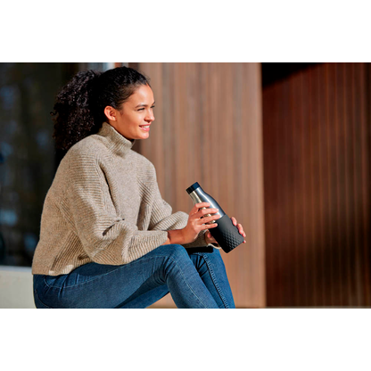 Artikelbild 2 für emsa Isolier-Trinkflasche Bludrop Sleeve schwarz 500,0 ml, 1 St., Artikelnummer 477279