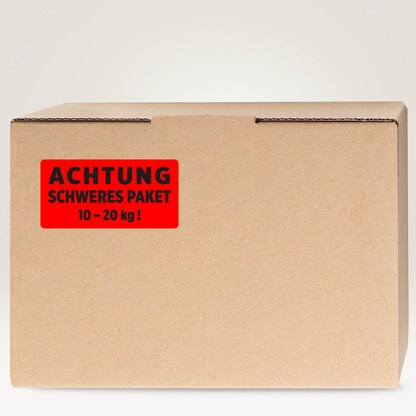 Artikelbild 3 für AVERY Zweckform Warnetiketten rot »ACHTUNG SCHWERES PAKET 10-20 kg!« 100,0 x 50,0 mm, 1 Etiketten , Artikelnummer 609398