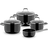 Artikelbild 1 für WMF Topf-Set Fusiontec® Essential Pro schwarz 4-tlg., 4 Set, Artikelnummer 689279