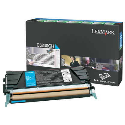 Artikelbild für Lexmark C5240CH cyan Toner, Artikelnummer 118539