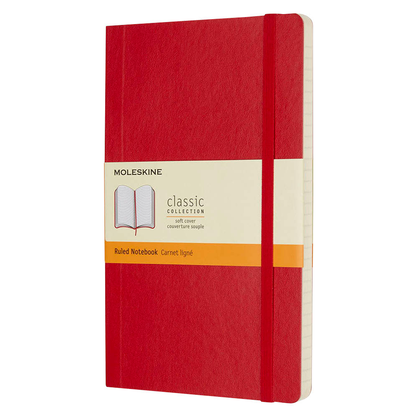 Artikelbild 2 für MOLESKINE Notizbuch Classic Collection ca. DIN A5 liniert, scharlachrot Softcover 192 Seiten, 1 St., Artikelnummer 374335