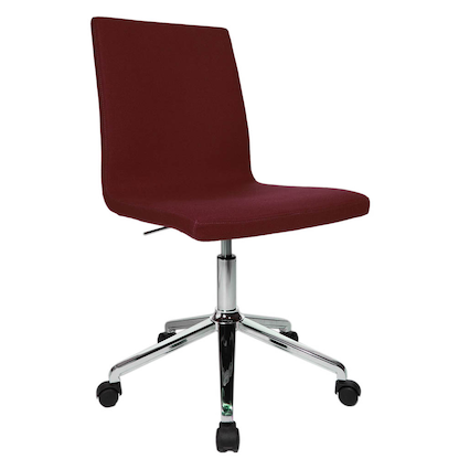 Artikelbild für Topstar Besucherstuhl Cube EA390 L57 bordeaux Stoff, 1 St., Artikelnummer 356762