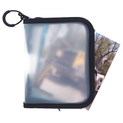 Artikelbild für FolderSys Reißverschlussbeutel Mini DIN A6 transparent/schwarz 0,5 mm, 1 St., Artikelnummer 592564