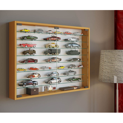 Artikelbild 4 für VCM my home Mandosa XXL Hängevitrine buche 8 Fachböden, Artikelnummer 911911