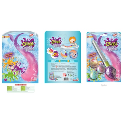 Artikelbild 3 für Simba Badebomben Glibbi Badepinsel farbsortiert, Set, Artikelnummer 957220