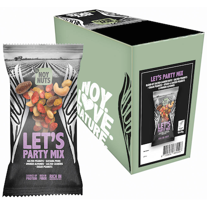 Artikelbild für NOY NUTS LET’S PARTY MIX 12 x 45,0 g, Artikelnummer 607048