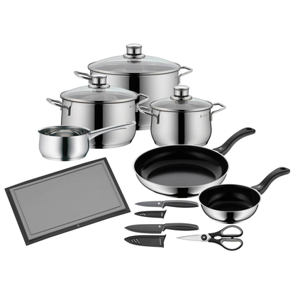 Artikelbild für WMF Kochgeschirr-Set Diadem Plus silber 10-tlg., 10 Set, Artikelnummer 689329