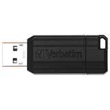 Artikelbild 1 für verbatim USB-Stick PinStripe schwarz 16 GB, 1 St., Artikelnummer 424663
