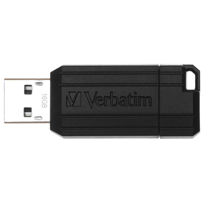 Artikelbild für verbatim USB-Stick PinStripe schwarz 16 GB, 1 St., Artikelnummer 424663