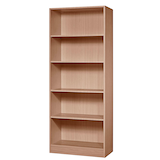 Artikelbild 1 für HAMMERBACHER Aktenregal 6000 nussbaum 80,0 x 40,0 x 200,4 cm, 1 St., Artikelnummer 864431