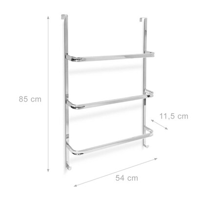 Artikelbild 5 für relaxdays Handtuchhalter chrom, 1 St., Artikelnummer 393151