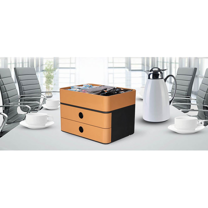 Artikelbild 3 für HAN Schubladenbox Smart Box plus ALLISON caramel brown 1100-83D, DIN A5 mit 3 Schubladen, 1 St., Artikelnummer 668453