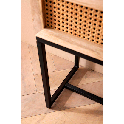 Artikelbild 6 für WOHNLING Nachttisch rechteckig Massivholz braun 50,0 x 30,0 x 60,0 cm, 1 St., Artikelnummer 314718