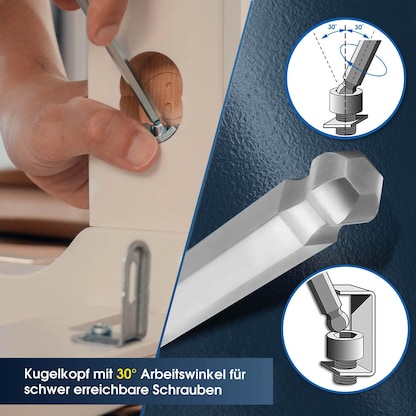 Artikelbild 2 für S&R Innensechskantschlüssel-Satz 365.535.010 2 x 100 mm, 2,5 x 100 mm, 3 x 100 mm, 4 x 150 mm, 5 x 150 mm, 5,5 x 150 mm, 6 x 150 mm, 7 x 150 mm, 8 x 200 mm, 10 x 200 mm, Artikelnummer 390399