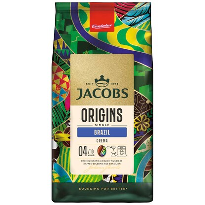 Artikelbild für JACOBS Origins Brazil Kaffeebohnen mild, 1000 g, Artikelnummer 513356