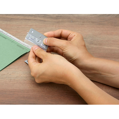 Artikelbild 3 für bene Vollsichtreiter Vetro Mobil silber, 50 St., Artikelnummer 443085