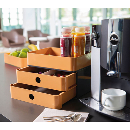 Artikelbild 4 für HAN Schubladenbox Smart Box plus ALLISON caramel brown 1100-83D, DIN A5 mit 3 Schubladen, 1 St., Artikelnummer 668453