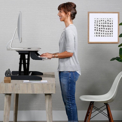 Artikelbild 9 für ergotron Monitorständer WorkFit-Z Mini grau, Artikelnummer 869273