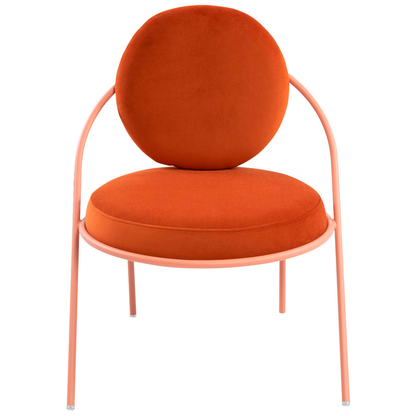 Artikelbild 5 für meet powered by PAPERFLOW Sessel SATURNE rost rosa Stoff 70,0 x 73,0 x 88,0 cm, 2 St., Artikelnummer 230787
