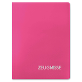 Artikelbild 1 für ROTH Zeugnismappe DIN A4, 20 Hüllen magenta, 1 St., Artikelnummer 392971
