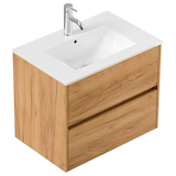 Artikelbild 1 für POSSEIK Waschbecken mit Unterschrank LIMES 70 eiche gold 70,0 x 46,5 x 58,5 cm, Artikelnummer 667356