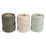 Artikelbild 1 für Rayher Makramee Garn olive, sand, eukalyptus Ø 1,0 mm, 3 St., Artikelnummer 686632