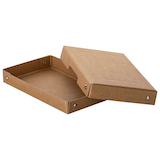 Artikelbild 1 für FALKEN PURE Aufbewahrungsbox 310 Blatt natronbraun 12,0 x 18,5 x 2,5 cm, 1 St., Artikelnummer 718329