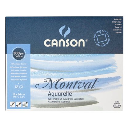 Artikelbild 2 für canson Aquarellblock Montval 19,0 x 24,0 cm 300 g/qm, 12 Blatt, 1 Block, Artikelnummer 872460