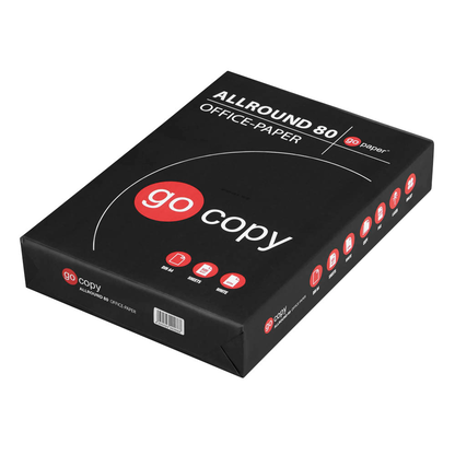 Artikelbild 2 für go copy Kopierpapier Allround 80 DIN A4 75 g/qm 500 Blatt, Artikelnummer 918680
