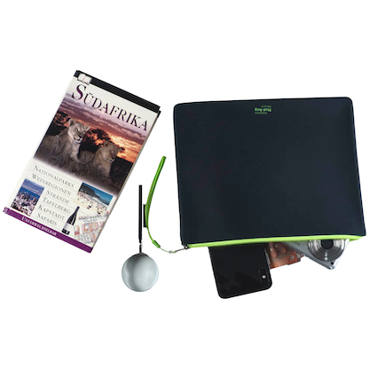 Artikelbild 3 für FolderSys Reißverschlussbeutel PHAT BAG DIN A5 schwarz/grün 1,2 mm, 1 St., Artikelnummer 436244