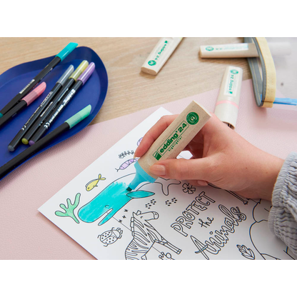 Artikelbild 9 für edding Highlighter 24 EcoLine pastell Textmarker grün, 1 St., Artikelnummer 131027