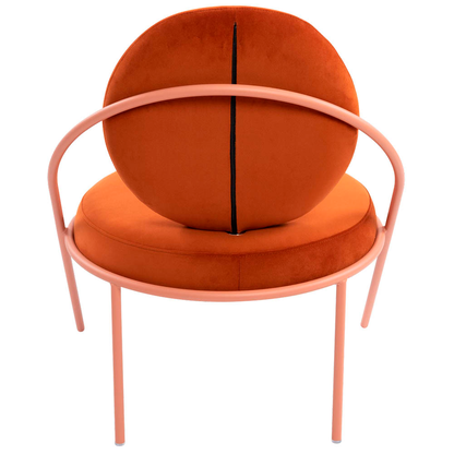 Artikelbild 4 für meet powered by PAPERFLOW Sessel SATURNE rost rosa Stoff 70,0 x 73,0 x 88,0 cm, 2 St., Artikelnummer 230787