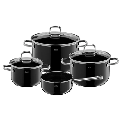 Artikelbild für WMF Topf-Set Silit Silargan® Elegance schwarz 4-tlg., 4 Set, Artikelnummer 689358