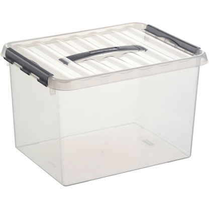 Artikelbild für sunware Q-line Aufbewahrungsbox 22,0 l transparent 40,0 x 30,0 x 26,0 cm, 1 St., Artikelnummer 145716