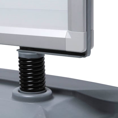 Artikelbild 2 für Showdown® Displays Kundenstopper Windtalker silber DIN A1 2 Fächer 67,0 x 59,0 x 112,3 cm, 1 St., Artikelnummer 101598