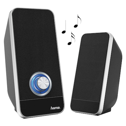 Artikelbild für hama Sonic LS-206 Lautsprecher schwarz, grau, Artikelnummer 376549
