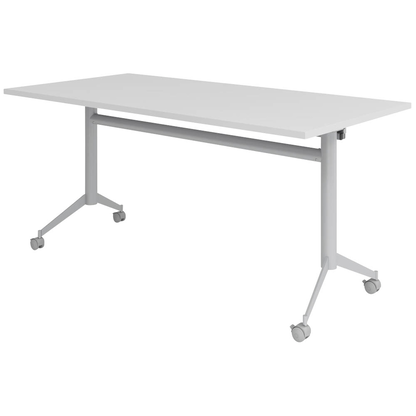 Artikelbild für HAMMERBACHER Mehrzwecktisch KF 16 lichtgrau rechteckig, T-Fuß-Gestell silber, 160,0 x 80,0 x 75,0 cm, Artikelnummer 655410