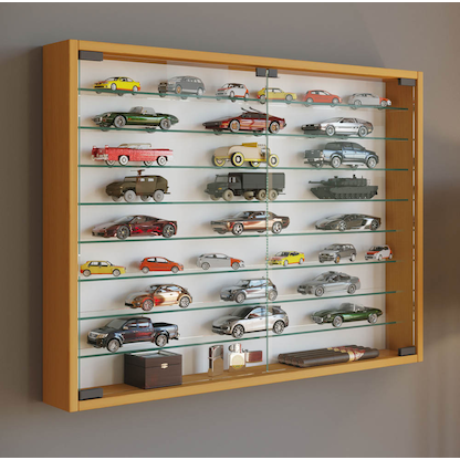 Artikelbild 5 für VCM my home Mandosa XXL Hängevitrine buche 8 Fachböden, Artikelnummer 911911