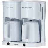 Artikelbild 1 für SEVERIN KA 9314 Doppel-Kaffeemaschine weiß, 2x 8 Tassen, Artikelnummer 913802