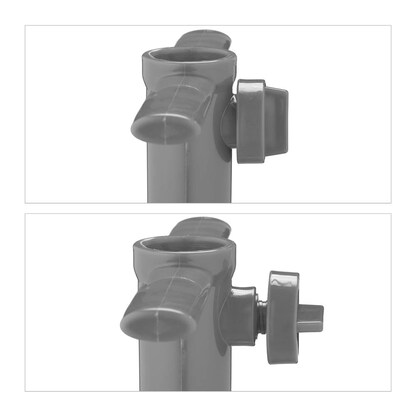 Artikelbild 5 für relaxdays Bodendübel für Sonnenschirm grau, Kunststoff, Artikelnummer 999864