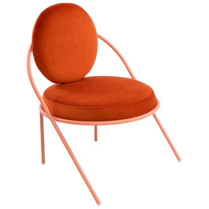 Artikelbild 2 für meet powered by PAPERFLOW Sessel SATURNE rost rosa Stoff 70,0 x 73,0 x 88,0 cm, 2 St., Artikelnummer 230787