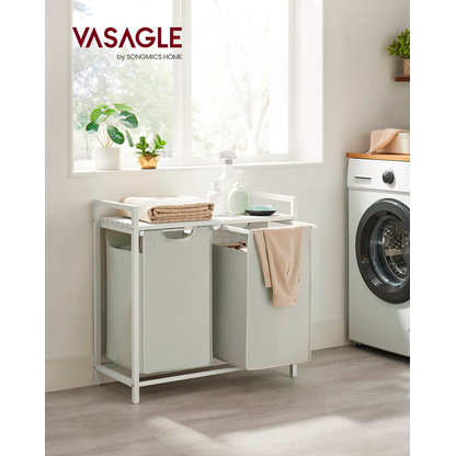 Artikelbild 3 für VASAGLE Wäschesortierer weiß, 1 St., Artikelnummer 438709