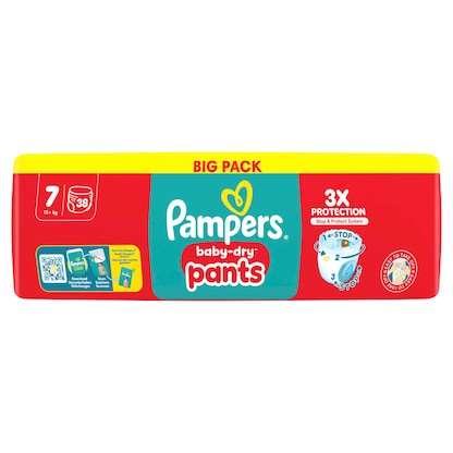 Artikelbild 3 für Pampers® Windeln baby-dry™ BIG PACK Gr. 7 (15+ kg) für Kids und Teens, 38 St., Artikelnummer 585347
