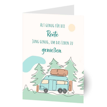 Artikelbild für LUMA Ruhestand Karte LU DINA4 17 DIN A4, 1 St., Artikelnummer 818876