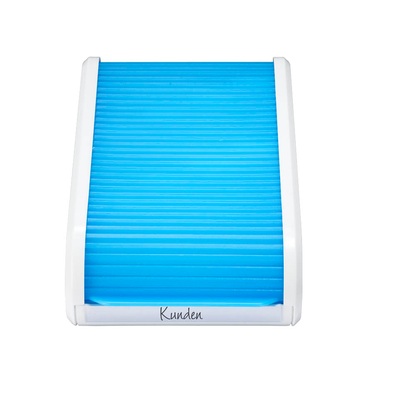 Artikelbild 3 für helit Visitenkartenbox weiß/hellblau, für bis zu 300 Visitenkarten, Artikelnummer 451757